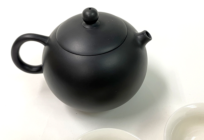 存仁堂 夾碳黑陶西施壺組